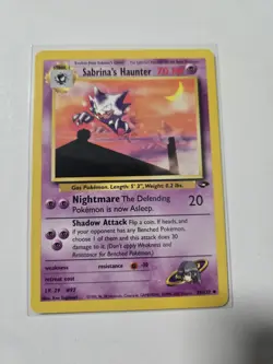 Sabrina's Haunter 55/132 Gym Challenge - Uncommon Pokemon Card - NM/Mint - Image 1