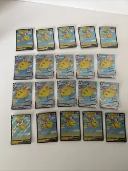 (20) Flying Pikachu Vmax and V card Lot 25th Celebrations! NM! - Image 1