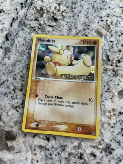 Pokemon Card - Makuhita 54/106 ex Emerald Holo STAMPED NM/LP - Image 2