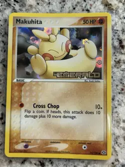Pokemon Card - Makuhita 54/106 ex Emerald Holo STAMPED NM/LP - Image 3