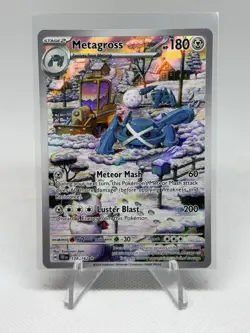 NM Metagross 178/162 Temporal Forces Illustration Rare Holo Pokemon Card - Image 1
