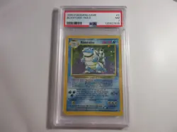 PSA 7 Blastoise Holo 2/102 Base Set Pokemon Card - Image 1