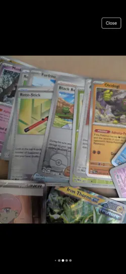 Pokemon Prismatic Evolutions Bulk Bundle 60 Cards Including Rev/holo and 3 tins - Image 3