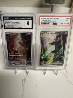 TCG Pokemon Graded Card Lot (2) PSA CGC Charmeleon Charmander - Image 1