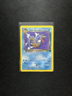 Pokemon Card Team Rocket Dark Gyarados 25/82 Unlimited Edition LP - Image 1