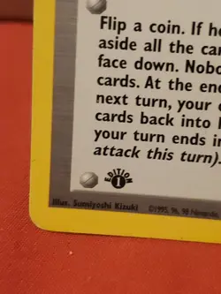 Pokemon TCG Tickling Machine 119/132 Gym Heroes 1st Edition Uncommon Card - Image 3