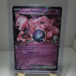 Team Rocket's Mewtwo ex 205 Sv: Scarlet & Violet Promo Cards Holo - Image 2