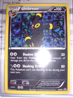Umbreon BW93 Collection Black Star Promo Holo Pokemon Card 2013 - Image 2
