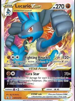 Lucario VSTAR SWSH214 - Jumbo Card - NM - Image 1