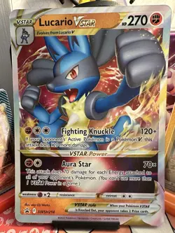 Lucario VSTAR SWSH214 - Jumbo Card - NM - Image 2