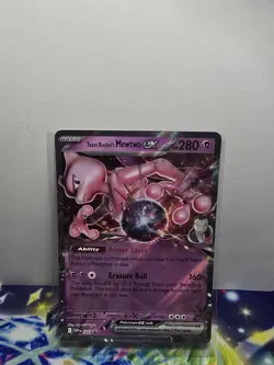 Team Rocket's Mewtwo ex 205 Sv: Scarlet & Violet Promo Cards Holo - Image 1
