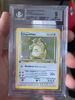 ~ESP~ SPANISH BGS 9 Kangaskhan 1st Edition Jungle HOLO 5/64 Pokemon Card - Image 1