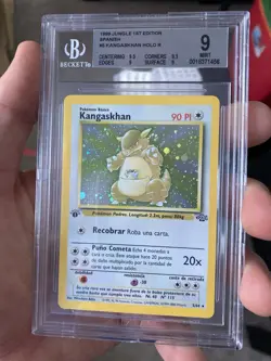 ~ESP~ SPANISH BGS 9 Kangaskhan 1st Edition Jungle HOLO 5/64 Pokemon Card - Image 2