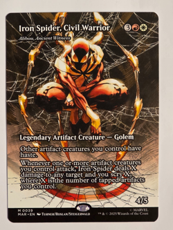 Iron Spider, Civil Warrior M0039 Regular Spider-man Magic the Gathering NM - Image 1