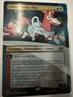Comet, Stellar Pup (Borderless) (Galaxy Foil) Unfinity Foil - Image 1