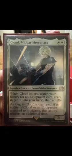 Cloud, Midgar Mercenary Final Fantasy Foil - Image 1
