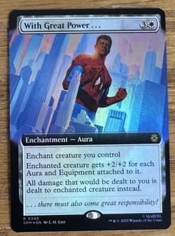 MTG Marvel Spider-Man, With Great Power - Extended Art Foil - Image 1
