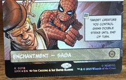 MTG Marvel Spider-Man, Origin of Spider-Man* - Borderless Foil (Has Ridges) - Image 2