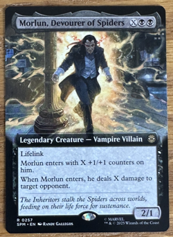 MTG Marvel Spider-Man, Morlun, Devourer of Spiders - Extended Art - Image 1
