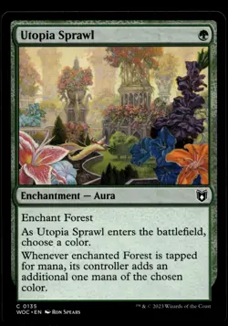 Utopia Sprawl #135 MTG Wilds of Eldraine NM X1 - Image 1