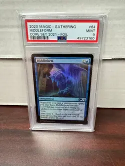 PSA 9 2020 MTG Core Set 2021 Riddleform Foil - Image 1