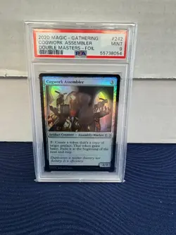 PSA 9 2020 MTG Double Masters Cogwork Assembler Foil - Image 1