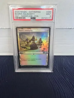 PSA 9 2020 MTG Core Set 2021 Basri's Solidarity Foil Showcase - Image 1