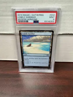 PSA 9 2018 MTG Modern Horizons Lonely Sandbar - Image 1