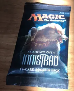 Magic The Gathering SHADOWS OVER INNISTRAD New Sealed Booster Pack MTG - Image 2
