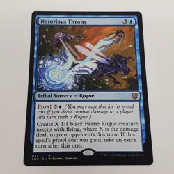 Notorious Throng [Zendikar Rising Commander] 036 - NM TCG MTG - Image 1