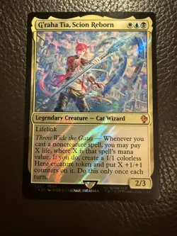 Mtg FIC Final Fantasy - G’raha Tia, Scion Reborn -NM SURGE FOIL - Image 1