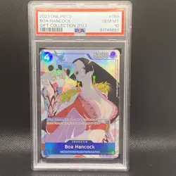 One Piece Card Game-Boa Hancock Gift Collection 2023 PSA10 English Promo - Image 1
