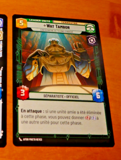 STAR WARS UNLIMITED CARD GAME TCG CARTE RARE 006/257 TWI FR MINT - Image 2