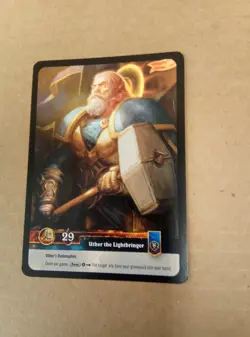 * Warcraft TCG Time Walkers Single Card Uther the Lightbringer - Image 2