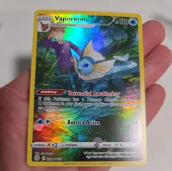 Pokemon TCG Vaporeon TG02/TG30 Brilliant Stars Trainer Gallery Card - Image 3