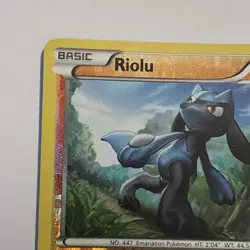 Riolu 46/124 Reverse Holo XY Fates Collide Pokemon Card - Image 2