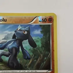Riolu 46/124 Reverse Holo XY Fates Collide Pokemon Card - Image 3