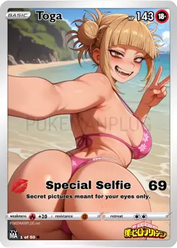 Toga Non Holographic Trainer Sexy Story Anime Waifu Adult Card - Image 1