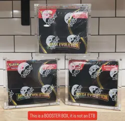 Pokemon Magnetic Booster Box Acrylic Case Pokemon Card Display Protector - Image 1