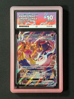 ACE 10 Rapid Strike Urshifu VMAX Tg21/Tg30 Pokemon Card Brilliant Stars GEM MINT - Image 1
