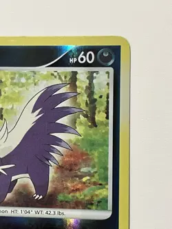 Stunky 102/130 Diamond & Pearl Pokemon Card Reverse Holo - Image 4