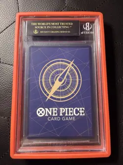 Khalifa Rare Alternate Art OP03 Japanese BGS 10 Black Label One Piece Card - Image 2