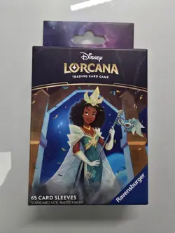 Ravensburger Disney Lorcana TCG 65 Card Sleeves Tiana New Sealed - Image 1