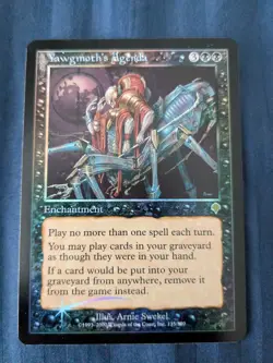 Yawgmoth's Agenda Invasion FOIL Rare - MTG Magic the Gathering - Image 1
