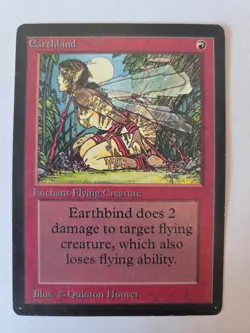 Earthbind [Limited Edition Beta] MTG Vintage 1993 Magic The Gathering LP/NM - Image 1