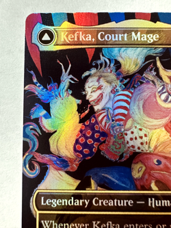 MTG: Final Fantasy, M/NM 0322, Borderless, Foil Kefka, Court Mage/ Ruler Of Ruin - Image 2