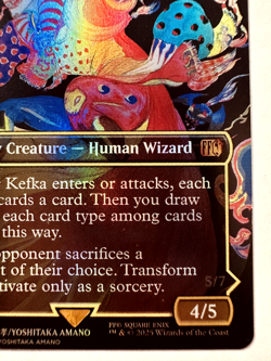 MTG: Final Fantasy, M/NM 0322, Borderless, Foil Kefka, Court Mage/ Ruler Of Ruin - Image 5