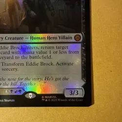 Eddie Brock M 0055 / Venom, Lethal Protector - MTG Marvel's Spider-Man FOIL - Image 4