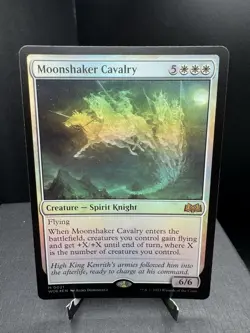 MTG Wilds of Eldraine Moonshaker Cavalry Foil Mythic NM! - Image 1
