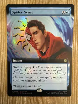 MTG - Spider-Sense - Extended - Buy a Box Promo - SPM 284 - FOIL - NM - Image 1